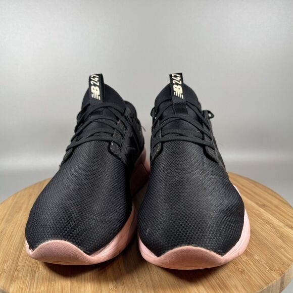 S New Balance Womens 247 WS247OA Black Pink Running Shoes Sneakers Size 9.5 - Picture 2 of 8